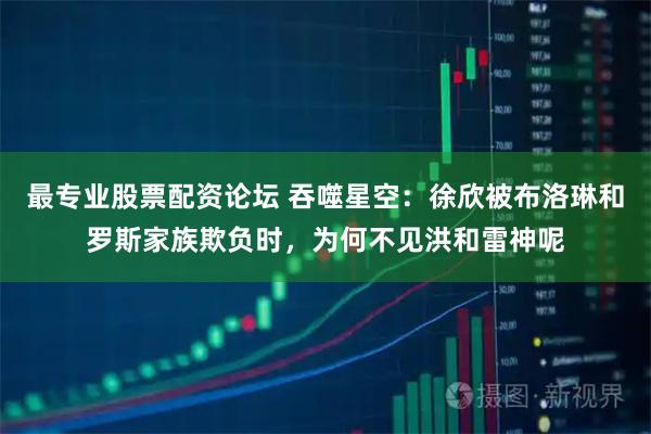 最专业股票配资论坛 吞噬星空：徐欣被布洛琳和罗斯家族欺负时，为何不见洪和雷神呢